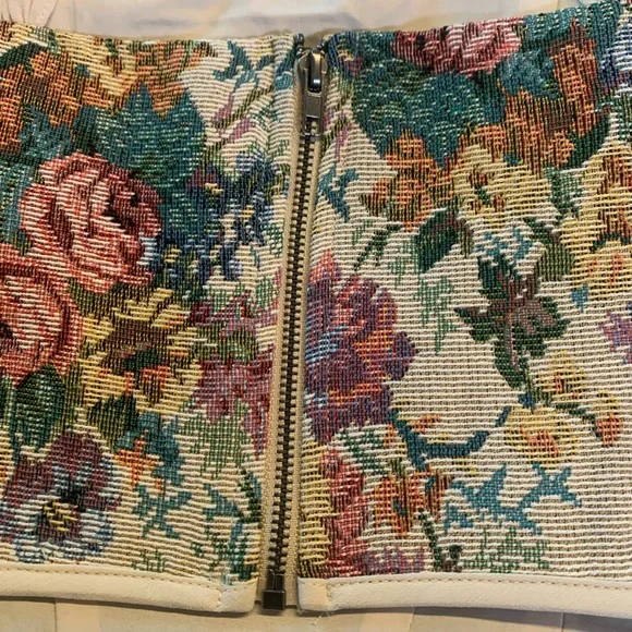 NWT Altar’d State Floral Corset Crop Top XS - Picture 4 of 6